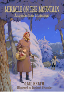 granny, snow, boy, cane, basket, miracle, christmas, appalacian