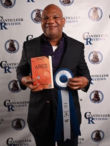 man, ribbon, bald, blazer, book, ares, ciba, award