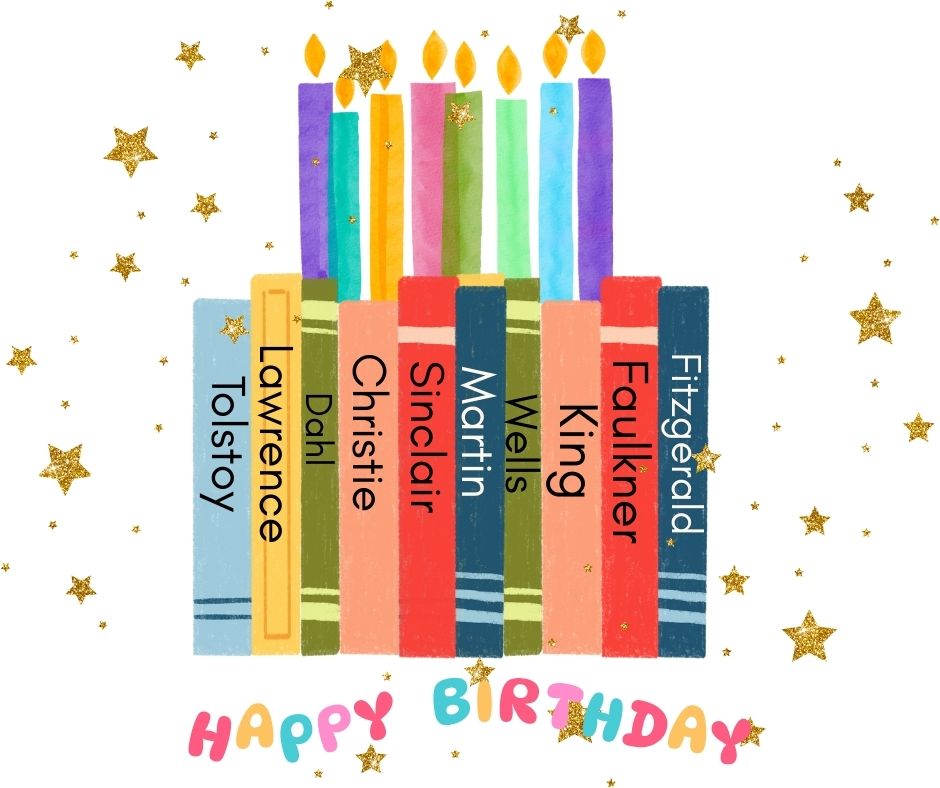 books, birthday, candles, stars