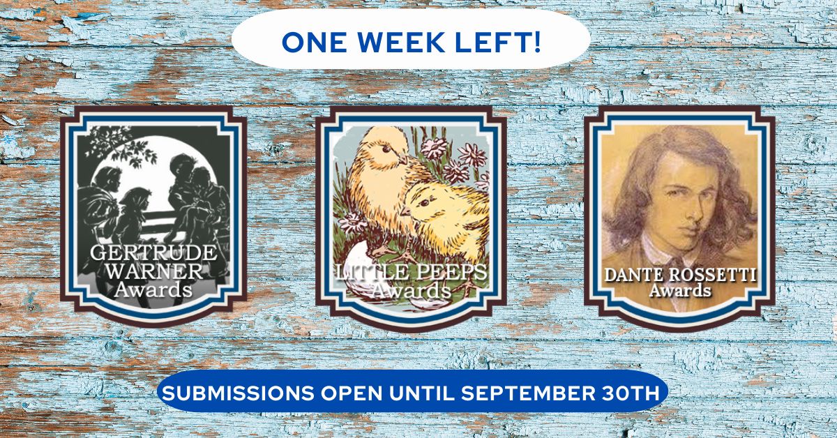 7 days Left! Book Awards for Young Readers Close at the End of September!