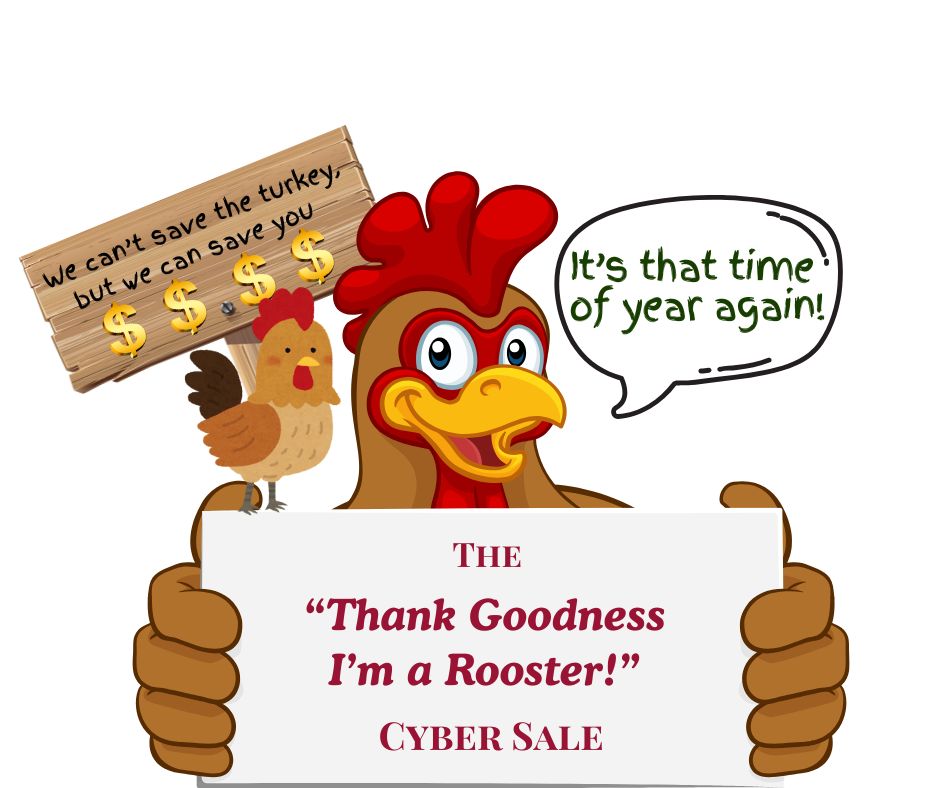 Rooster, chick, signs